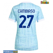 Juventus Andrea Cambiaso #27 Auswärtstrikot Frauen 2025-26 Kurzarm